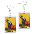 thumbnail image 1 of Leo Earrings for Women - Leo Jewelry - Leo Zodiac Earrings - Leo Birthday Earrings (Leo - Strength), 1 of 8