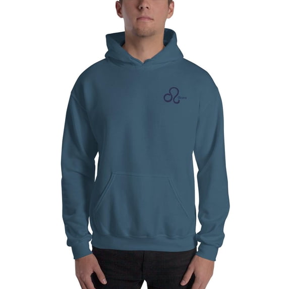 Leo Embroidery Hoodie