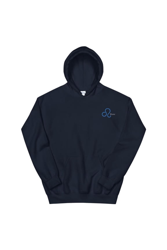 Leo Embroidery Hoodie