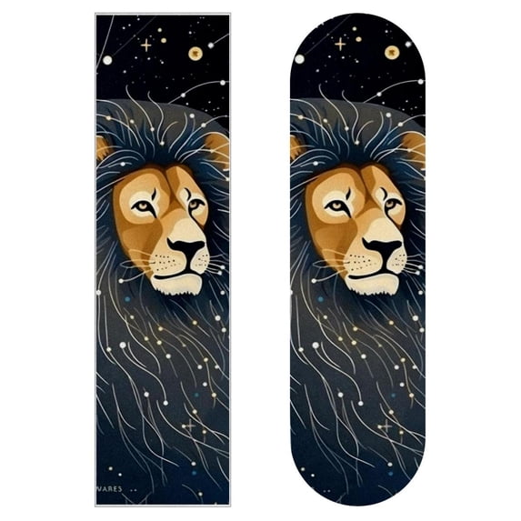Leo Emery Skateboard Stickers - Pack of Two, PVC Back Material, 8.8x32.6in/22.4x83 cm - Skateboard Accessories