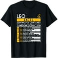 thumbnail image 1 of Leo Facts Zodiac Horoscope Funny Astrology Star Sign T-Shirt, 1 of 4