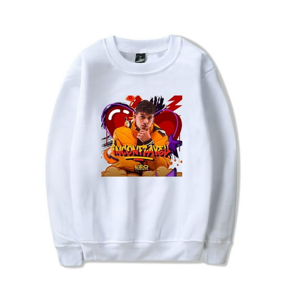Leo Foguete Merch Inconfiavel Album Crewneck Sweatshirt 2024 Unisex Fashion Long Sleeve Top