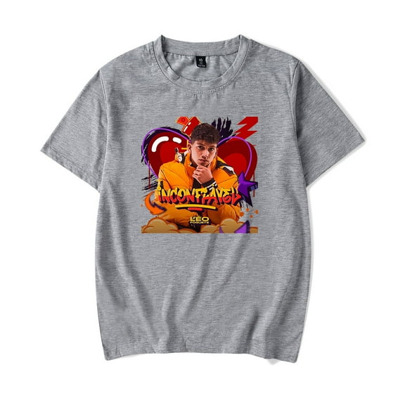 Leo Foguete Merch Inconfiavel Album T-shirt 2024 Women Men Casual Fashion Short Sleeve Tee