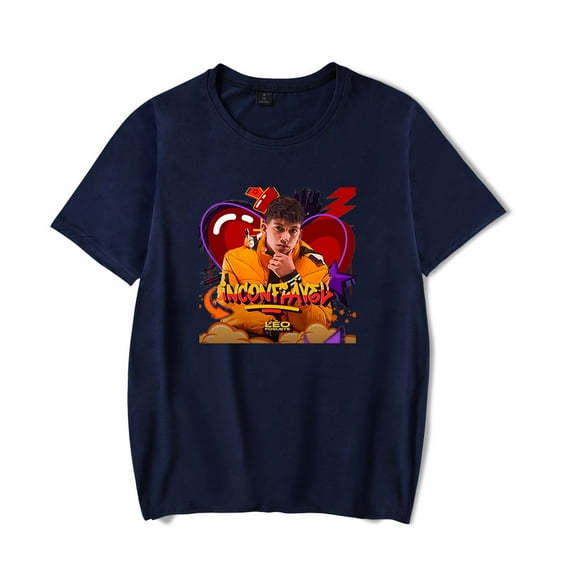 Leo Foguete Merch Inconfiavel Album T-shirt 2024 Women Men Casual Fashion Short Sleeve Tee