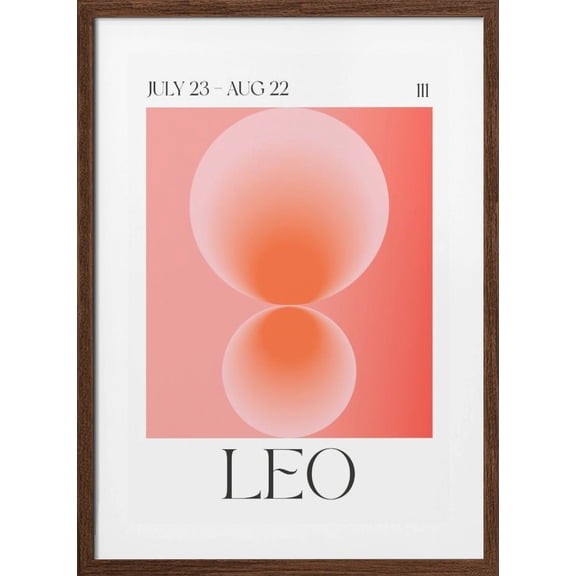 Leo Framed Art Modern Wall Decor