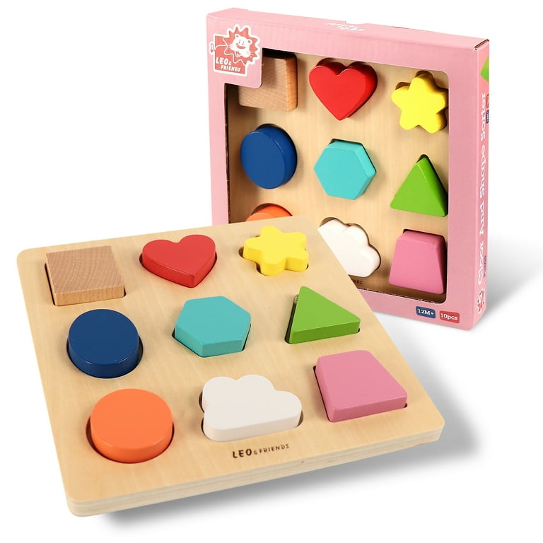 Wooden shape sorter puzzle 2025