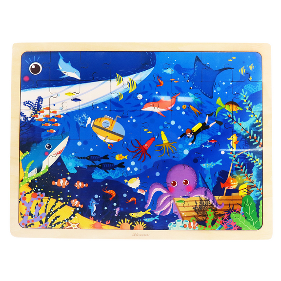Leo & Friends Underwater Jigsaw Puzzle 48pcs for Toddler