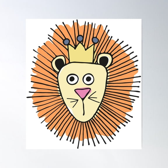 Leo Icarus Poster Wall Art, Modern Wall Decor For Living Room Bedroom, 12x18 UNFRAMED