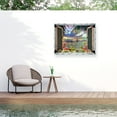 thumbnail image 1 of Leo Kelly 'Tropical Window to Paradise III' Outdoor All-Weather Wall Decor, 1 of 3