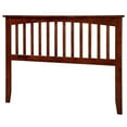 thumbnail image 1 of Leo & Lacey Mission Queen Wood Headboard in Walnut, 1 of 4