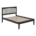 thumbnail image 1 of Leo & Lacey Traditional Hardwood Storage Platform Bed, Full, Espresso, 1 of 5