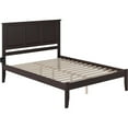 thumbnail image 1 of Leo & Lacey Madison King Solid Wood Platform Bed in Espresso, 1 of 5