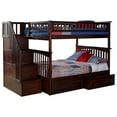 thumbnail image 1 of Leo & Lacey Full Over Full Staircase Storage Bunk Bed, 1 of 4
