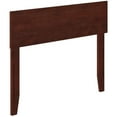 thumbnail image 1 of Leo & Lacey Modern Solid Hardwood/Veneers Twin Panel Headboard in Walnut, 1 of 5