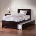 thumbnail image 1 of Leo & Lacey Madison Twin Platform Bed  & Twin Trundle in Grey, 1 of 3