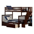 thumbnail image 1 of Leo & Lacey Twin Over Full Staircase Storage Bunk Bed, 1 of 4