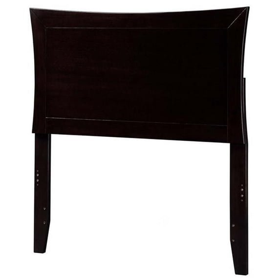 Leo & Lacey Twin Panel Headboard in Espresso