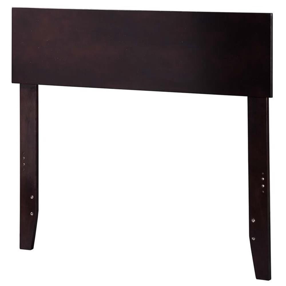 Leo & Lacey Contemporary Twin Modern Wood Panel Headboard in Espresso