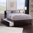 thumbnail image 1 of Leo & Lacey Urban Full Trundle Platform Bed in Espresso, 1 of 7