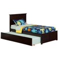 thumbnail image 1 of Leo & Lacey Urban Twin Trundle Platform Bed in Espresso, 1 of 4
