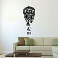thumbnail image 1 of Leo Lion Emblem Symbol Fire Sign Horoscope Astrological Chart Zodiac Signs Star Vinyl Wall Art Wall Sticker Wall Decal For Home Room Wall Office Living Room Wall Decoration Decal Size(10x8 inch), 1 of 3