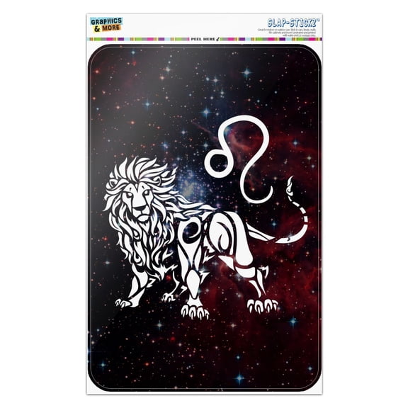 Leo Lion Zodiac Sign Horoscope in Space Home Business Office Sign