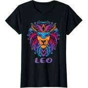 Leo Lion Zodiac Symbol Horoscope Astrology Birthday Gift T-Shirt