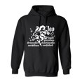 thumbnail image 1 of Leo Loyal Dramatic Charismatic Ambitious Confident Sarcastic Humor Novelty Funny Men's Hoodies, 1 of 2