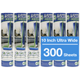 thumbnail image 1 of Leo MegaClean 10-Inch Wide Lint Roller Refills 6 Rolls 300 Ultra-Wide Sheets for Lint Removers Household Cleaning Easily Remove Pet Hair Dust and Debris from Floors Carpets  and Furniture, 1 of 10