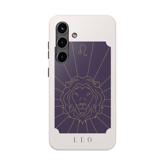Pink Polar Samsung Galaxy S24 Leo Minimalistic Girly Phone Case