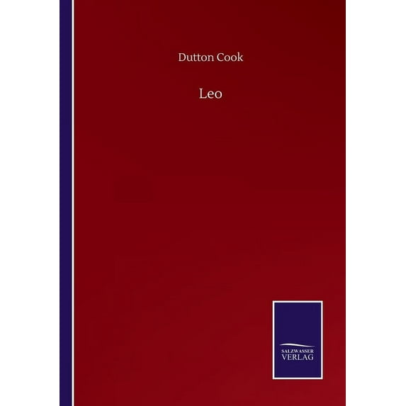 Leo Paperback 3752502460 9783752502466 Dutton Cook