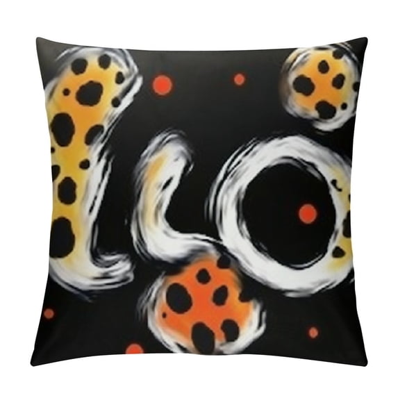 Leo Paw Print Zodiac Dogs Pillow Case