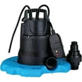 thumbnail image 1 of Leo Pump Efficient Pool Cover Pump Swift Water Removal & Safety Features, 2″NPT Discharge, 1-1/4″ NPT Discharge with 3/4″ Check Valve Adapter, 1 of 5