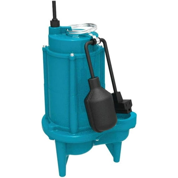 Leo Pump Robust Sewage Pump: 2″ NPT Discharge, Handles 2″ Solids, Efficient & Reliable - Ideal for Residential, Commercial, & Industrial Use, USC-500SE-T, 1/2HP 115V/60HZ