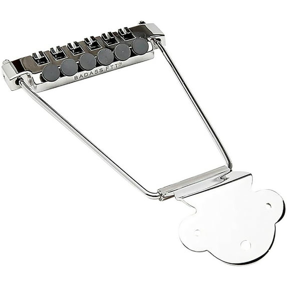 Leo Quan Badass FTT Fine Tuner Trapeze Tailpiece Nickel