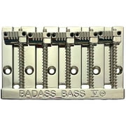 Leo Quan Badass V 5-String Bass Bridge With Grooved Saddles Nickel