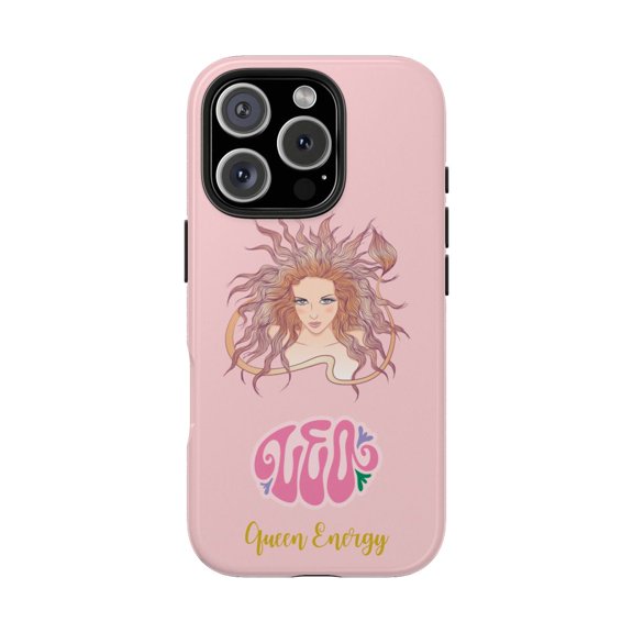 Pink Polar Apple iPhone 16 Pro Leo Queen Energy Pink Phone Case