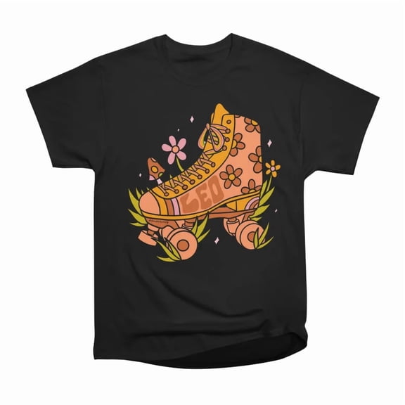 Leo Roller Skate T-Shirt Tee Gift For Him Merch For Her Apparel For Friend