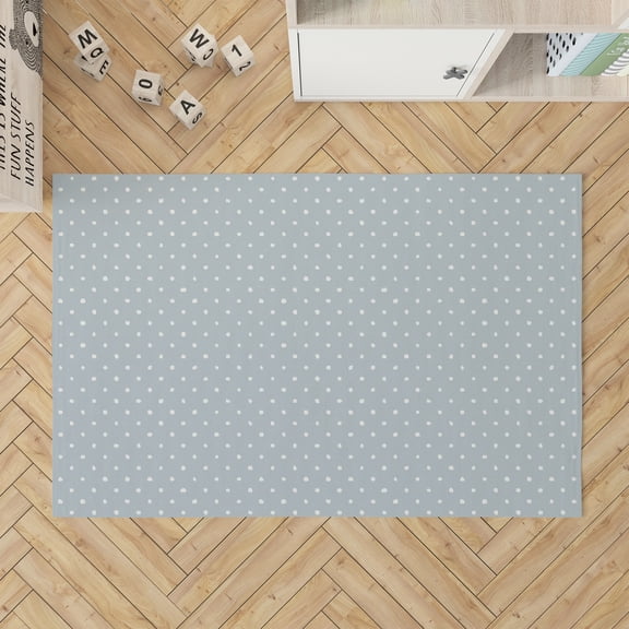 Leo Slate Blue Kids Play Mat