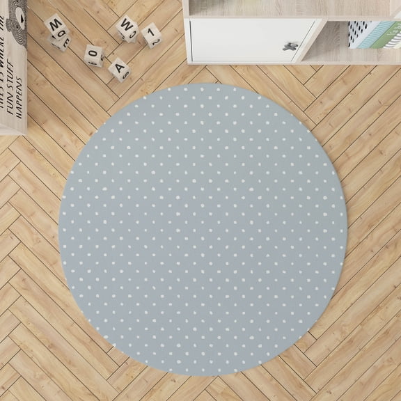 Leo Slate Blue Kids Play Mat