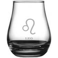 thumbnail image 1 of Leo Symbol Zodiac Symbol or Sign Etched 4.1oz Spey Dram Whisky Glass, 1 of 1
