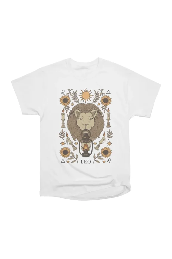 Leo T-Shirt Tee Gift For Him Merch For Her Apparel For Friend