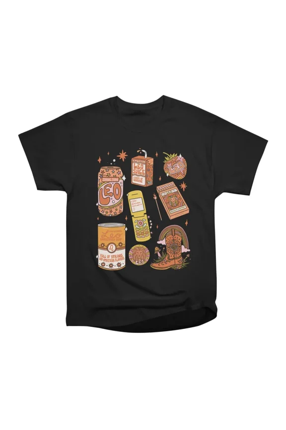 Leo Tattoo Flash Sheet T-Shirt Tee Gift For Him Merch For Her Apparel For Friend