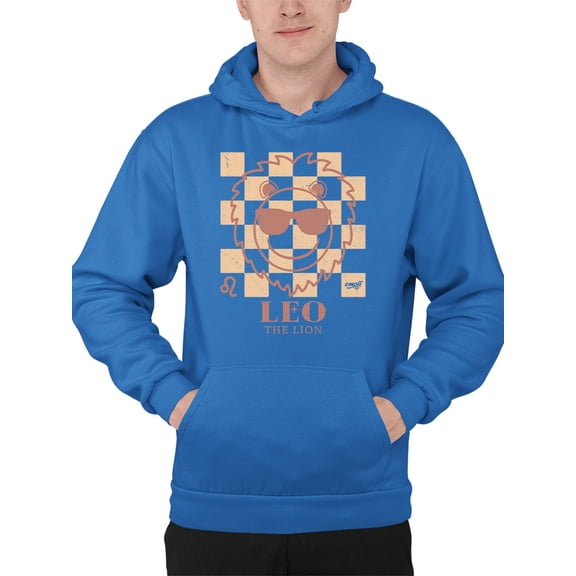 Leo The Lion Emoji - Zodiac Vibes Graphic Men's Hoodie