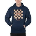 thumbnail image 1 of Leo The Lion Emoji - Zodiac Vibes Graphic Men's Hoodie, 1 of 4