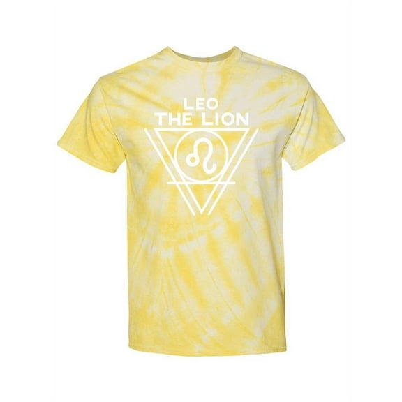 Leo The Lion Tie-Dye Cyclone Women -Smartprints Designs, Female x-Large