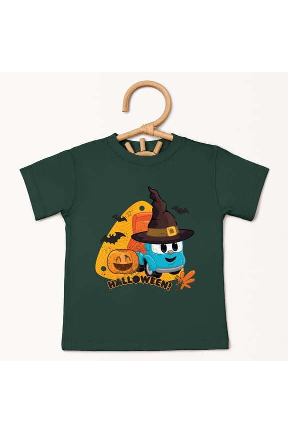 Leo The Truck Halloween Wizard - Toddler Short Sleeve Graphic T-Shirt