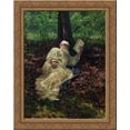 thumbnail image 1 of Leo Tolstoy in the forest 20x24 Gold Ornate Wood Framed Canvas Art by Repin, Ilya, 1 of 2