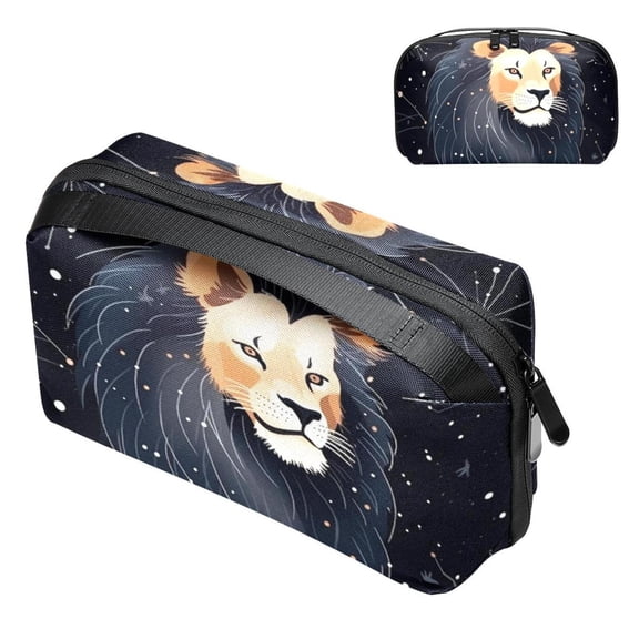 Leo Waterproof Oxford Fabric USB Pouch Hard Drive Case Charger Case Organizer USB Cord Organizer 5.9x9.44x3.14 in