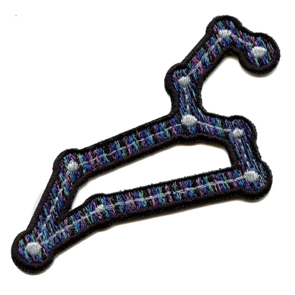 Leo Zodiac Constellation Patch Stars Lion Horoscope Embroidered Iron On